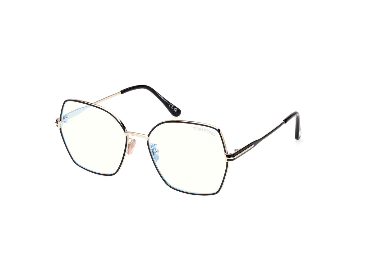 Tom Ford FT5876-B FT5876-B 032 - Shiny Pale Gold / Shiny Pale Gold