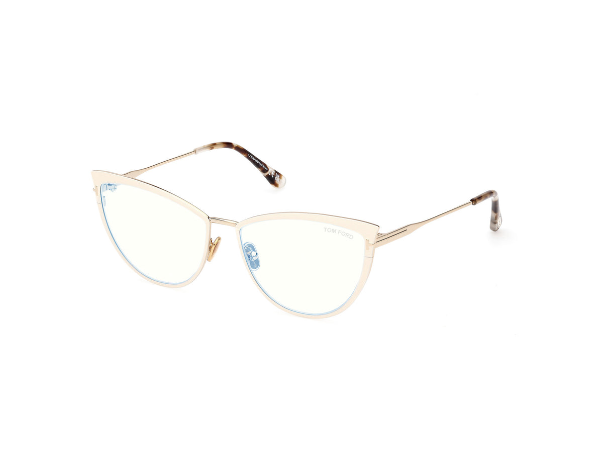 Tom Ford FT5877-B FT5877-B 025 - Shiny Ivory / Shiny Pale Gold