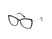 Tom Ford FT5882-B FT5882-B 005 - Black/Havana / Shiny Rose Gold - Lens: Shiny Rose Gold