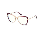 Tom Ford FT5882-B FT5882-B 083 - Violet/Gradient / Shiny Rose Gold - Lens: Shiny Rose Gold
