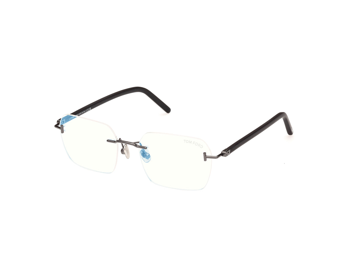 Tom Ford FT5934-B FT5934-B 012 - Shiny Dark Ruthenium / Shiny Dark Ruthenium