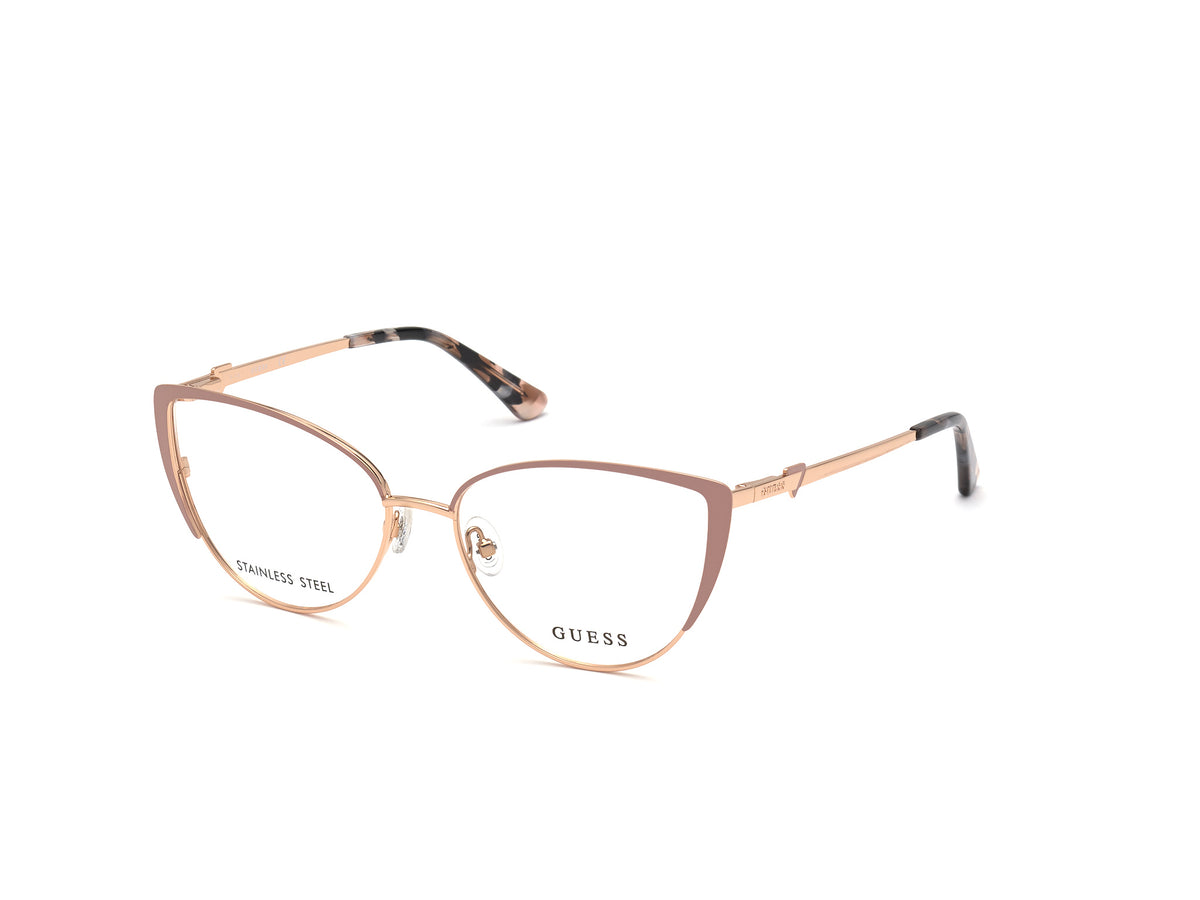 Guess GU2813 GU2813 058 - Beige/Monocolor / Shiny Rose Gold - Lens: Shiny Rose Gold