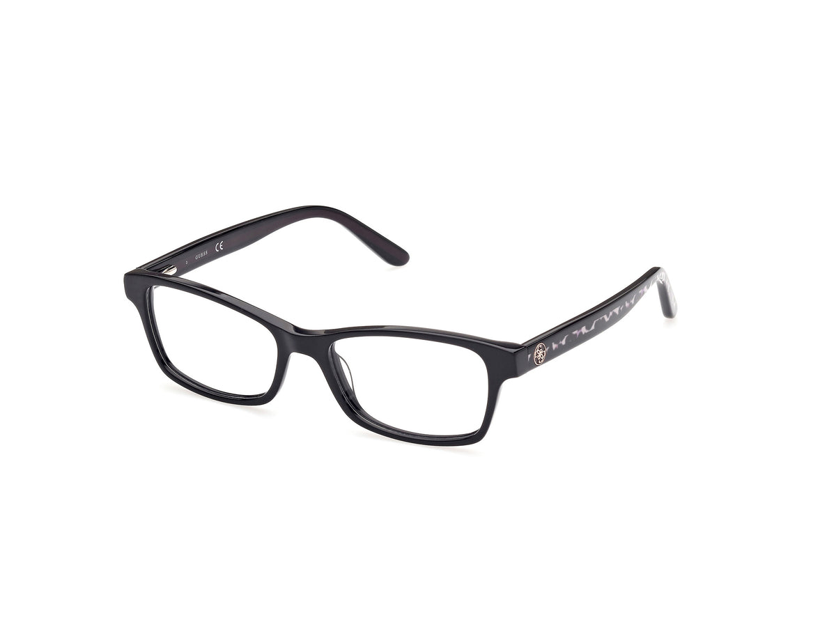 Guess GU2874 GU2874 001 - Shiny Black/Animal / Monocolor - Lens: Monocolor