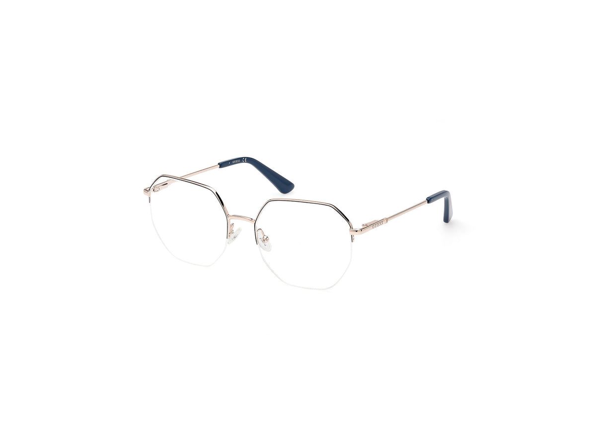 Guess GU2935 GU2935 092 - Blue/Monocolor / Shiny Rose Gold - Lens: Shiny Rose Gold