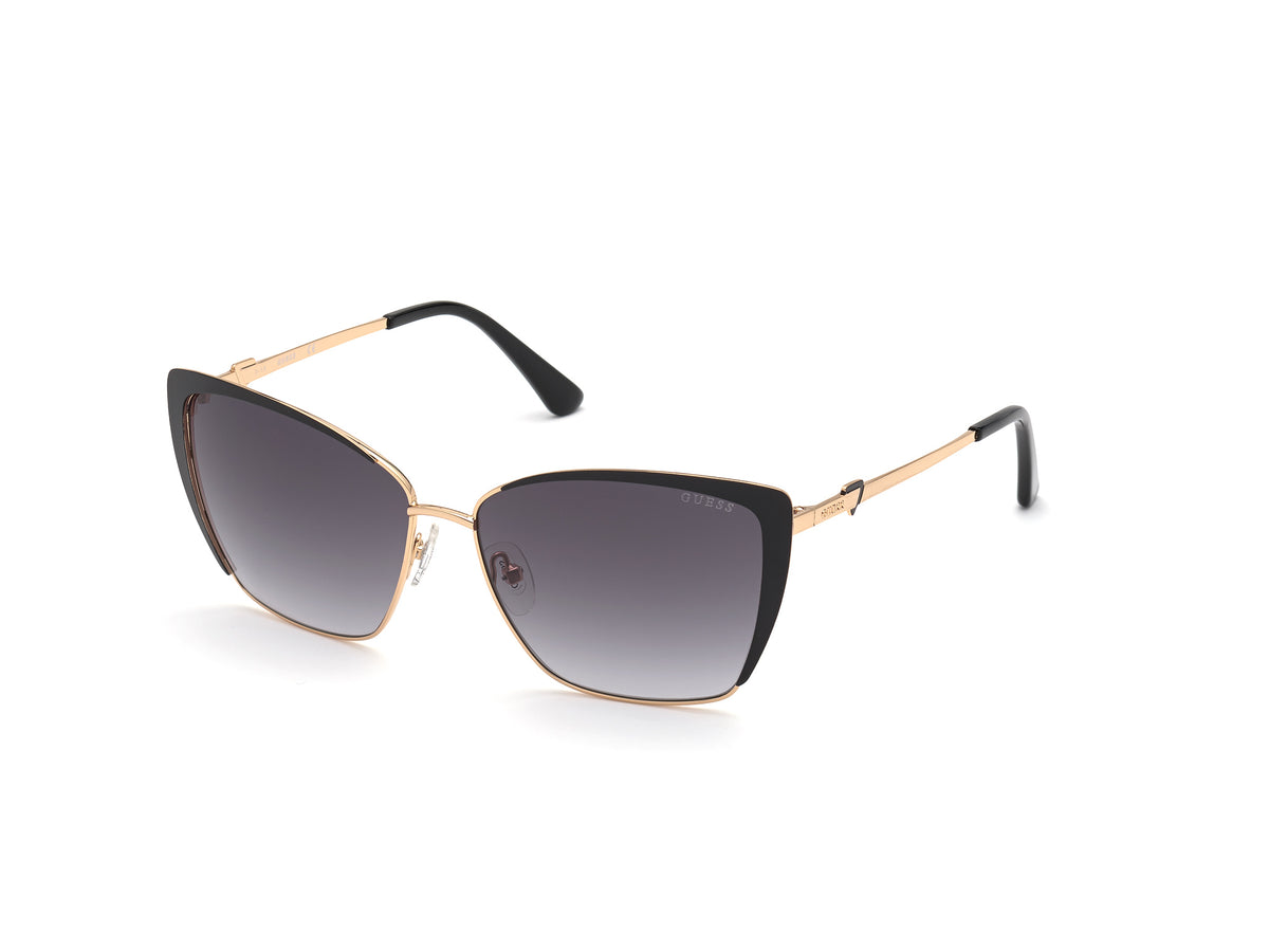 Guess GU7743 GU7743 01B - Black/Monocolor / Shiny Pale Gold - Lens: Shiny Pale Gold
