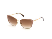 Guess GU7743 GU7743 57G - Beige/Monocolor / Shiny Pale Gold - Lens: Shiny Pale Gold