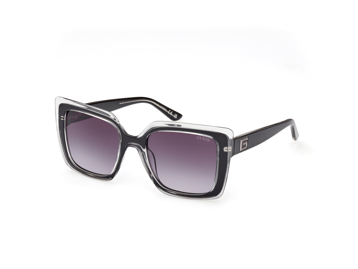Guess GU7908 GU7908 05B - Black/Crystal / Shiny Black - Lens: Shiny Black