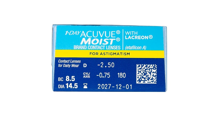 1-Day ACUVUE® Moist For Astigmatism 30