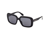 Adidas Originals OR0065 OR0065 01A - Shiny Black/Black / Monocolor - Lens: Monocolor