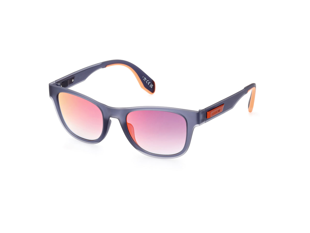 Adidas Originals OR0079 OR0079 91L - Matte Blue/Blue / Monocolor - Lens: Monocolor