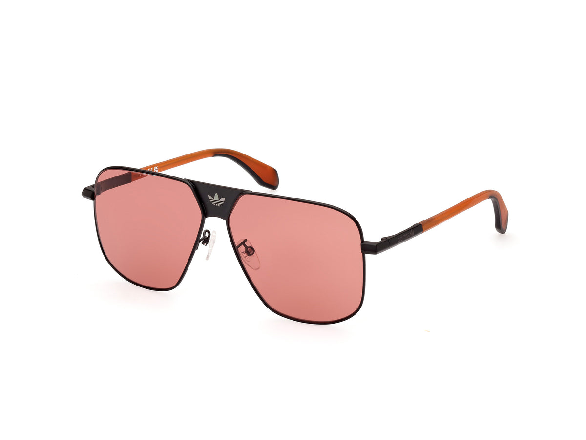 Adidas Originals OR0091 OR0091 02J - Matte Black/Red / Monocolor - Lens: Monocolor