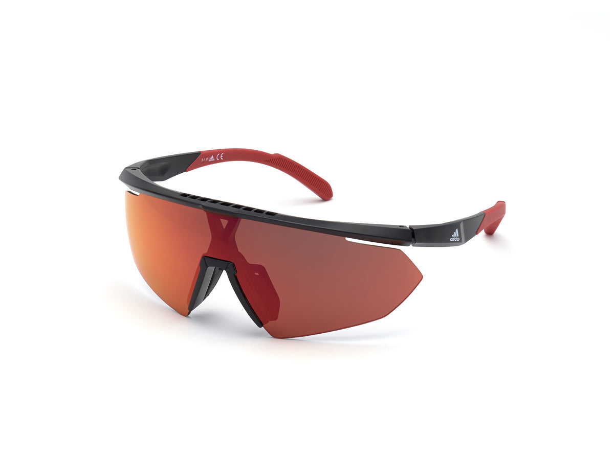 Adidas Sport SP0015 SP0015 01L - Matte Black / Matte Light Red