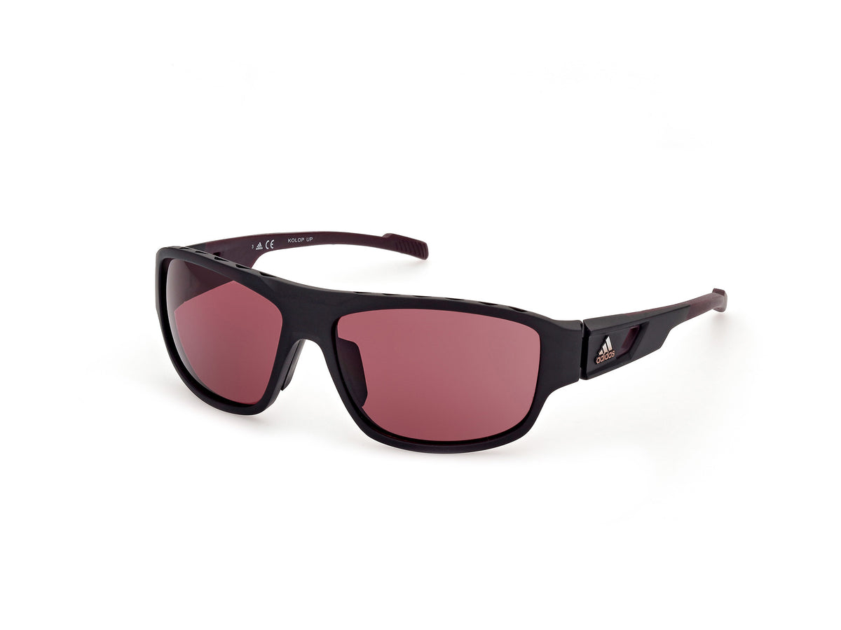 Adidas Sport SP0045 SP0045 02S - Matte Black/Black / Monocolor - Lens: Monocolor