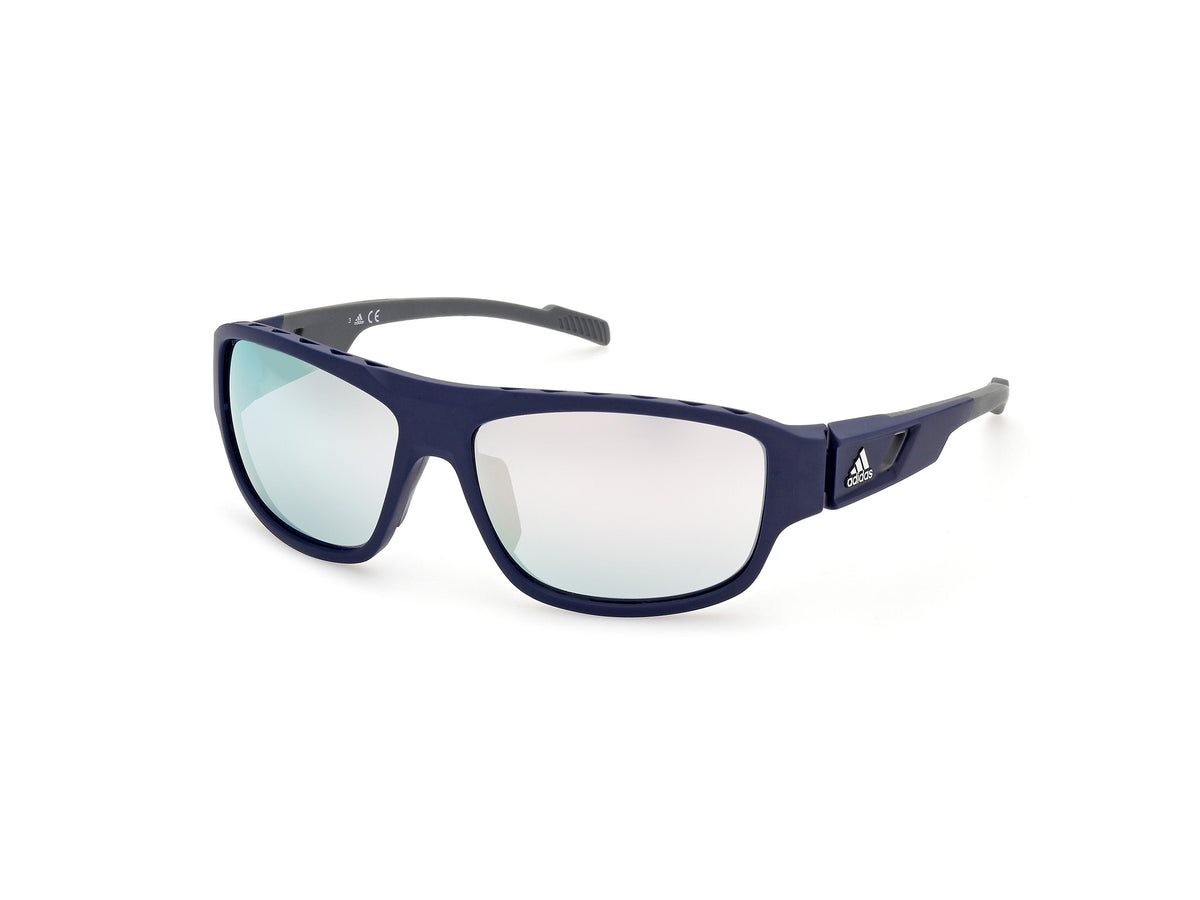 Adidas Sport SP0045 SP0045 92C - Matte Blue/Blue / Monocolor - Lens: Monocolor