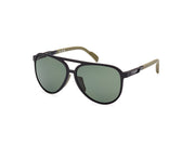 Adidas Sport SP0060 SP0060 02R - Matte Black / Matte Light Green