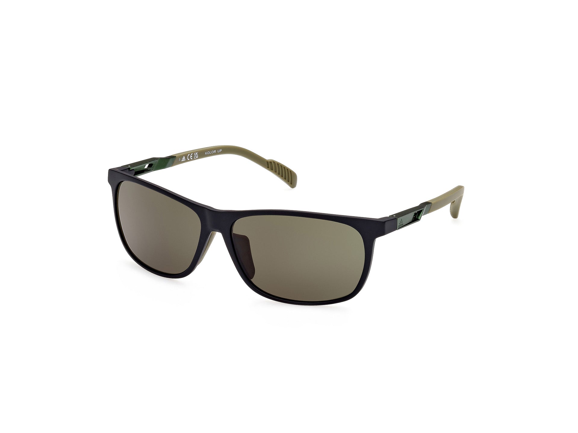 Adidas Sport SP0061 SP0061 02N - Matte Black / Matte Light Green