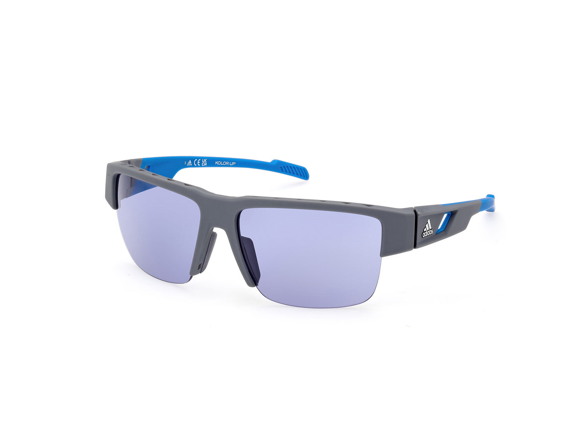 Adidas Sport SP0070 SP0070 20V - Matte Grey / Matte Light Blue