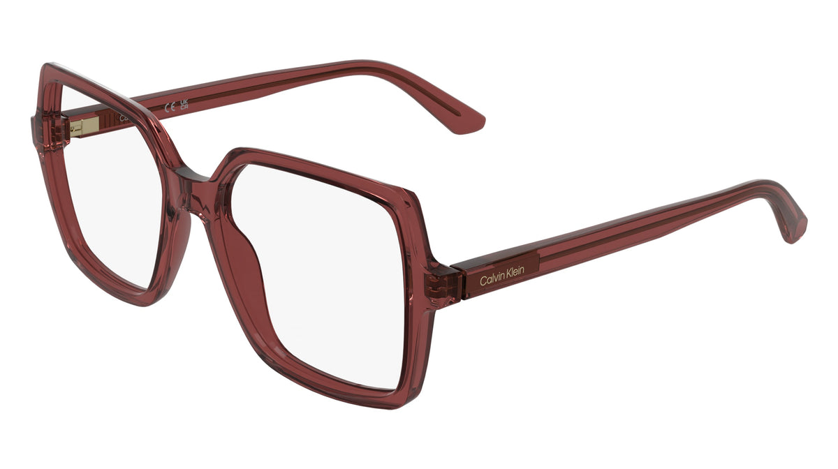 CALVIN KLEIN CK25547 (606) TRANSPARENT RED 54-17-145