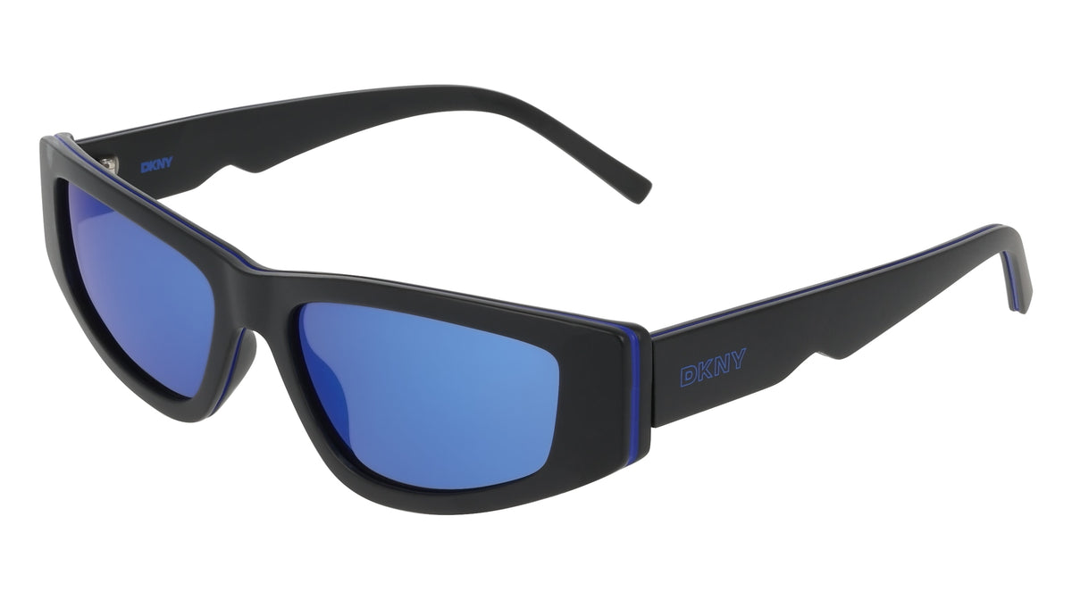 DKNY DK560S (004) BLACK/BLUE MIRROR 55-17-140