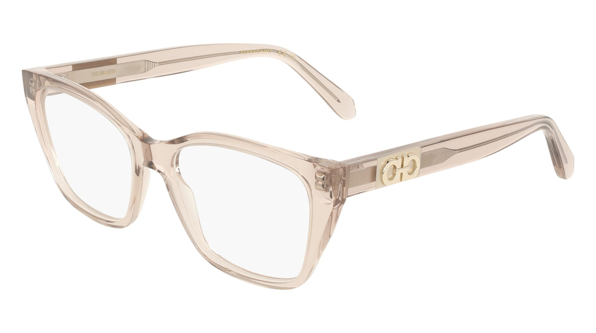 FERRAGAMO SF3074 (260) TRANSPARENT NUDE 54-17-150