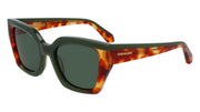FERRAGAMO SF2035S (335) OPALINE KHAKI/BLONDE TORTOISE 52-19-145