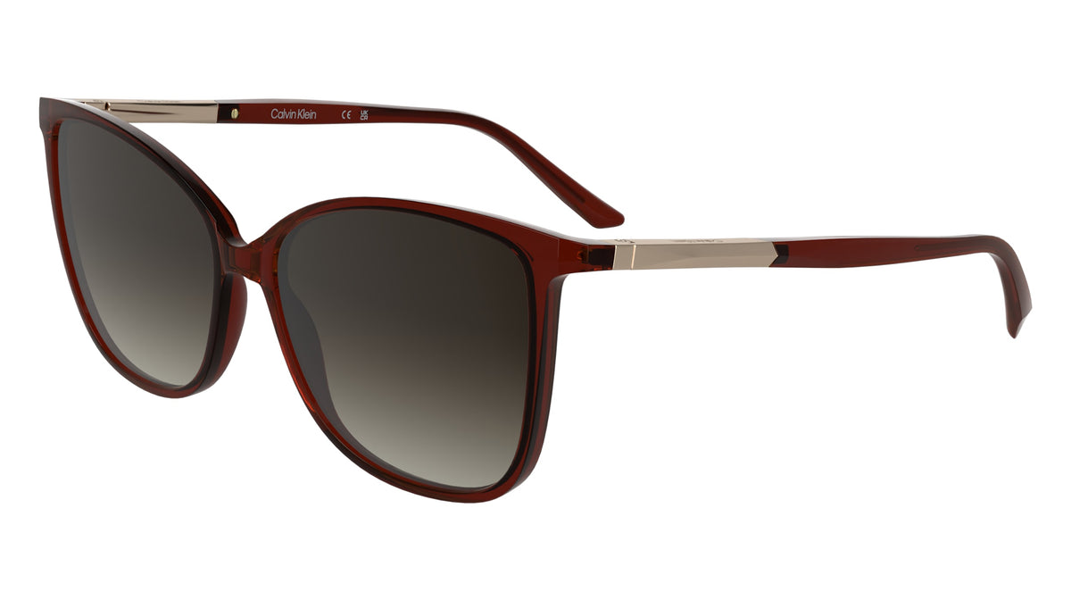 CALVIN KLEIN CK25504S (605) TRANSPARENT BURGUNDY 57-15-145