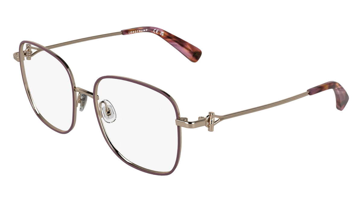 LONGCHAMP LO2188 (772) ROSE GOLD/WINE 54-17-140