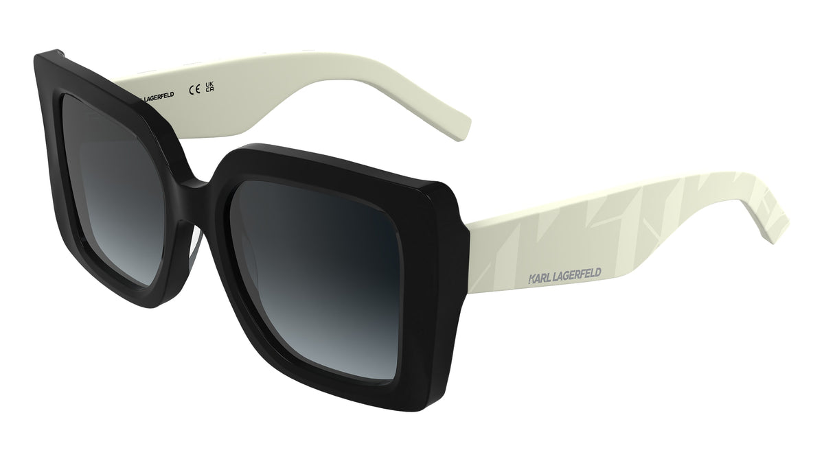 KARL LAGERFELD KL6203S (006) BLACK/WHITE 52-20-140