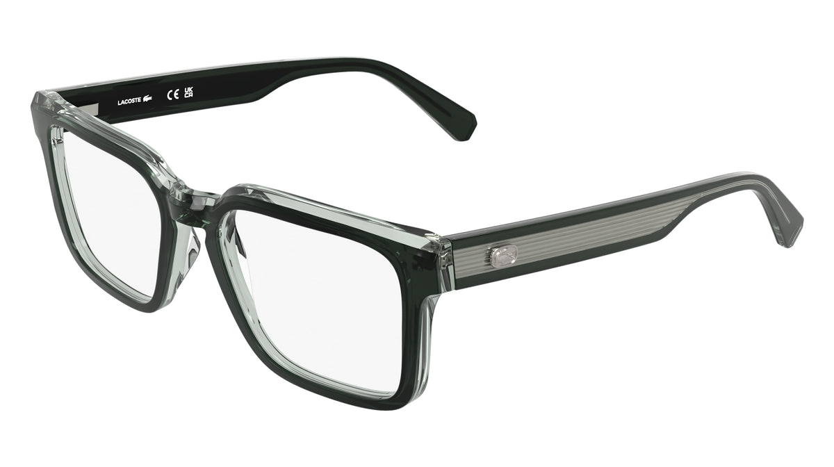 LACOSTE L4003 (318) TRANSPARENT DARK GREEN 54-18-150