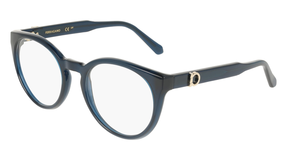 FERRAGAMO SF3032E (432) TRANSPARENT BLUE 51-20-140