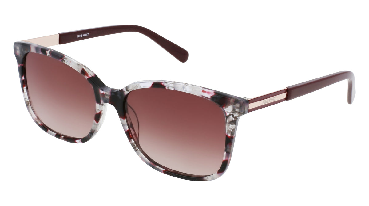 NINE WEST 45982 (618) BURGUNDY PEARLIZED TORTOISE 55-16-135