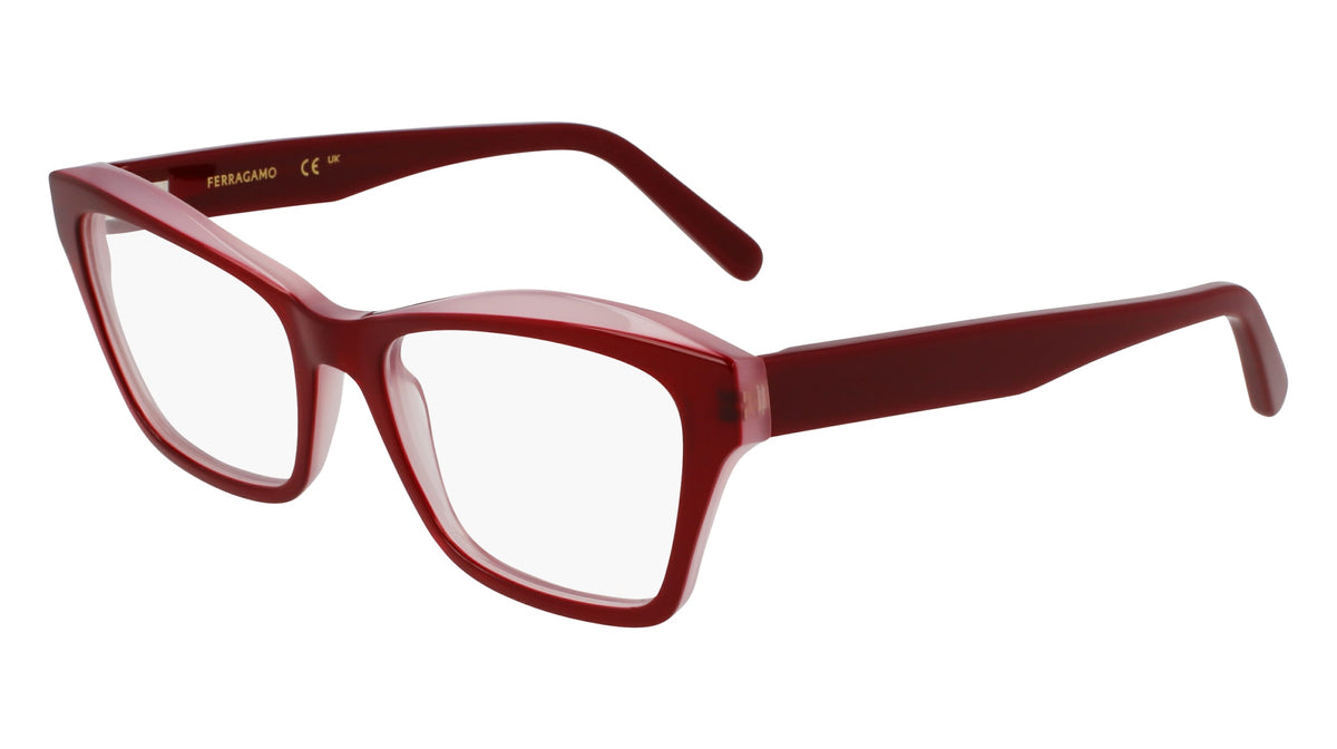 FERRAGAMO SF2951LB (614) BURGUNDY/ROSE 55-17-140