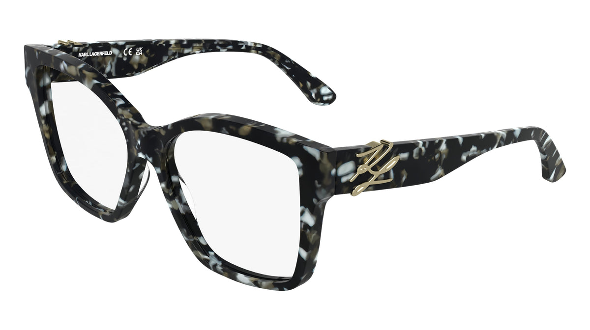 KARL LAGERFELD KL6215 (016) MARBLE BLACK 55-15-140