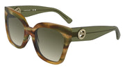 LONGCHAMP LO717S (324) STRIPED KHAKI BROWN HAVANA 55-21-140