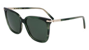 FERRAGAMO SF2037S (315) STRIPED GREEN 56-18-145