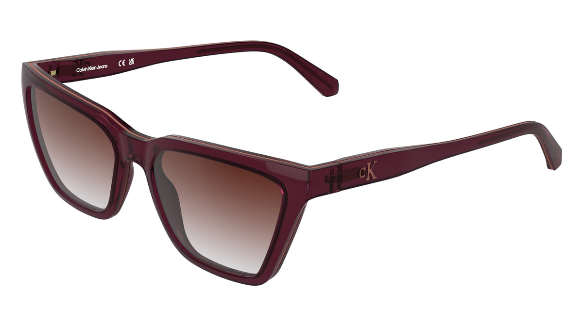 CALVIN KLEIN JEANS CKJ26626S (605) TRANSPARENT BURGUNDY 55-17-145