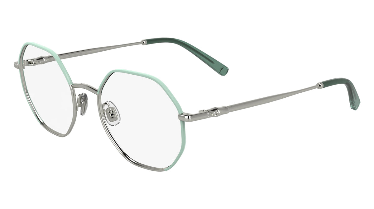 LONGCHAMP LO2166N (045) SILVER/GREEN 51-19-145