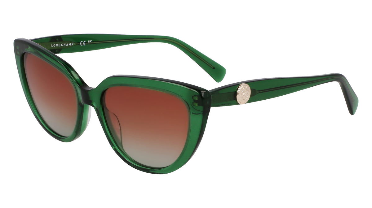 LONGCHAMP LO766S (300) TRANSPARENT GREEN 53-17-140