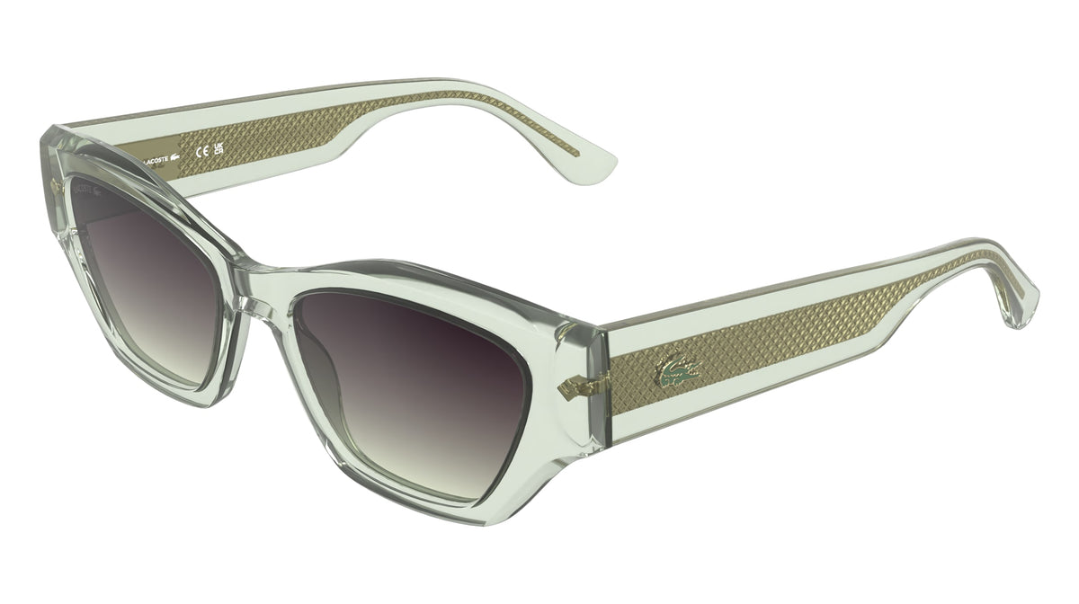 LACOSTE L6072S (301) TRANSPARENT LIGHT GREEN 52-18-140
