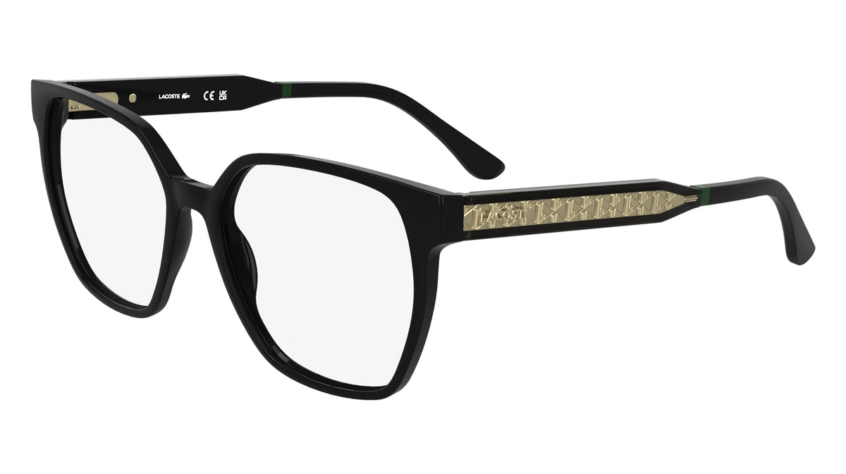 LACOSTE L2978 (001) BLACK 55-16-145