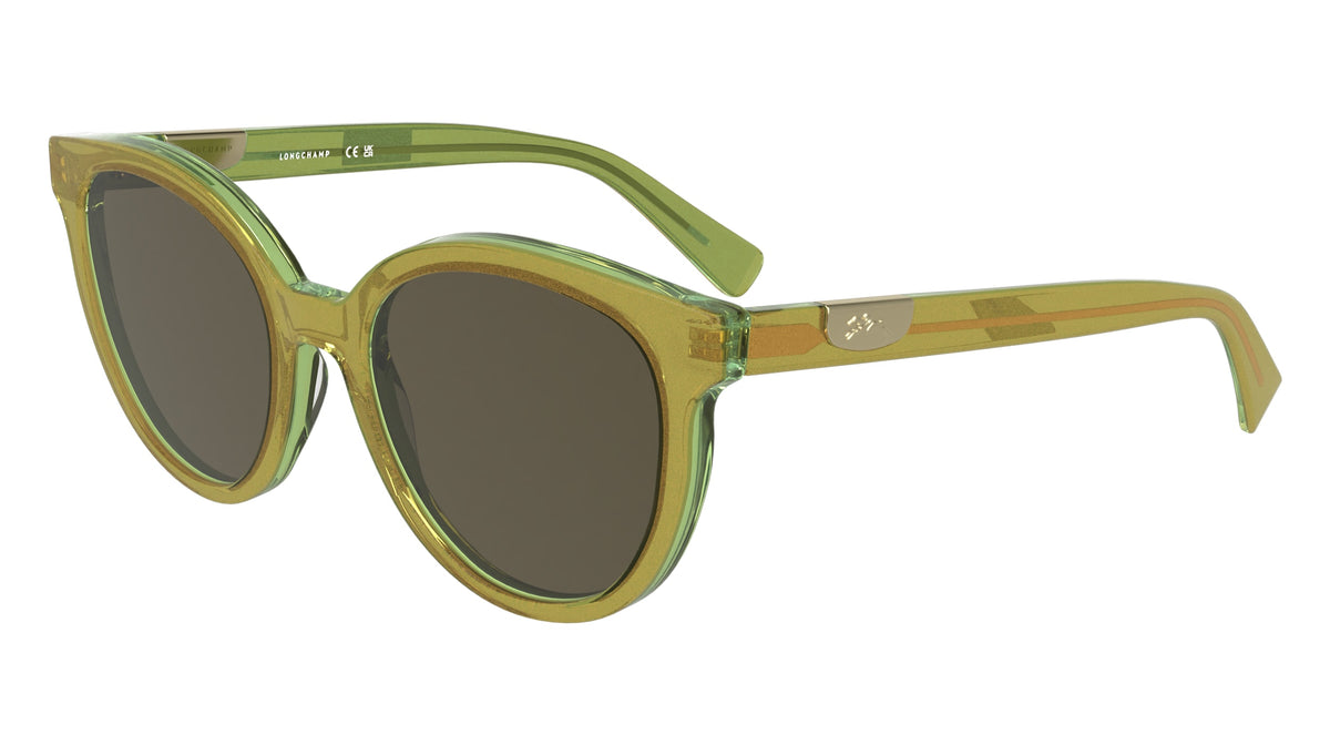 LONGCHAMP LO773S (317) GLITTER KHAKI 52-19-140