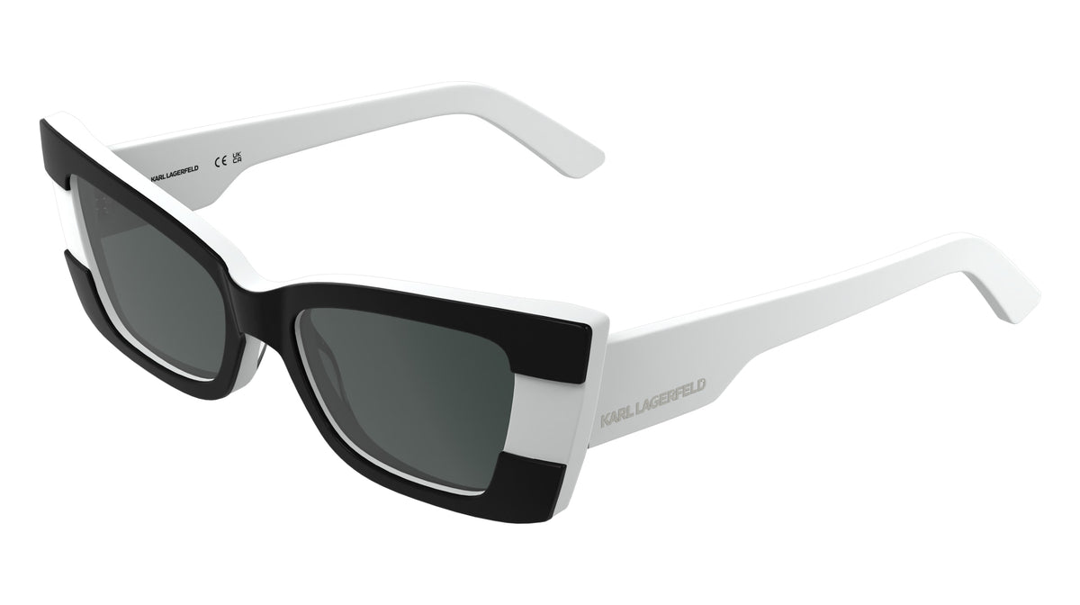 KARL LAGERFELD KL6205S (006) BLACK/WHITE 52-17-140