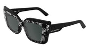 KARL LAGERFELD KL6204S (009) BLACK/SILVER 53-16-140
