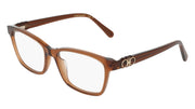 FERRAGAMO SF3071 (232) TRANSPARENT BROWN 56-17-140