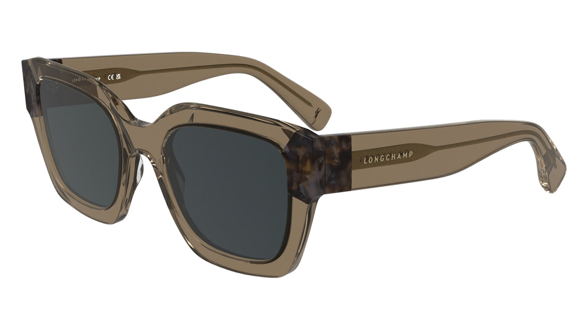 LONGCHAMP LO771S (204) TRANSPARENT BROWN/TEXTURED BRO 50-20-140
