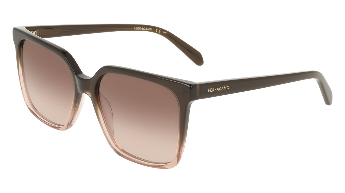 FERRAGAMO SF2102S (234) TRANSPARENT BROWN GRADIENT 57-16-145