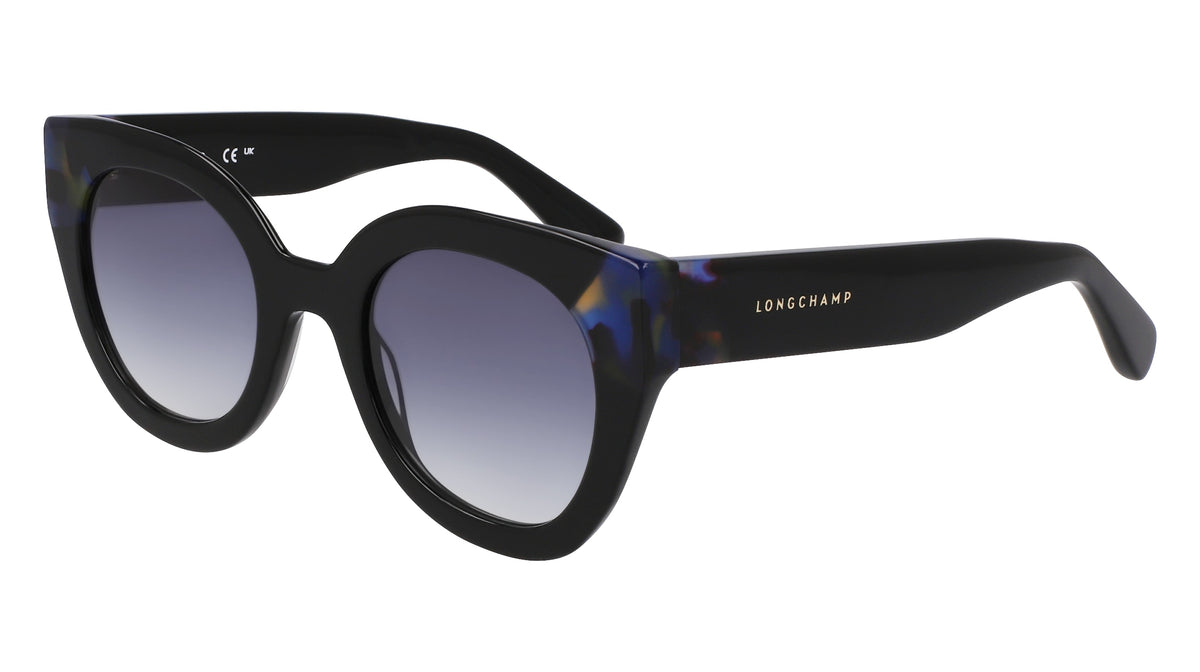 LONGCHAMP LO750S (012) BLACK/BLUE HAVANA 49-23-140