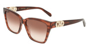 FERRAGAMO SF2110S (656) STRIPED WINE 57-16-145