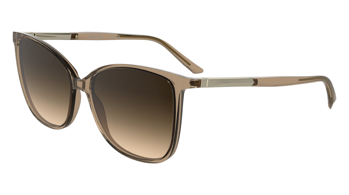 CALVIN KLEIN CK25504S (618) TRANSPARENT BRICK 57-15-145