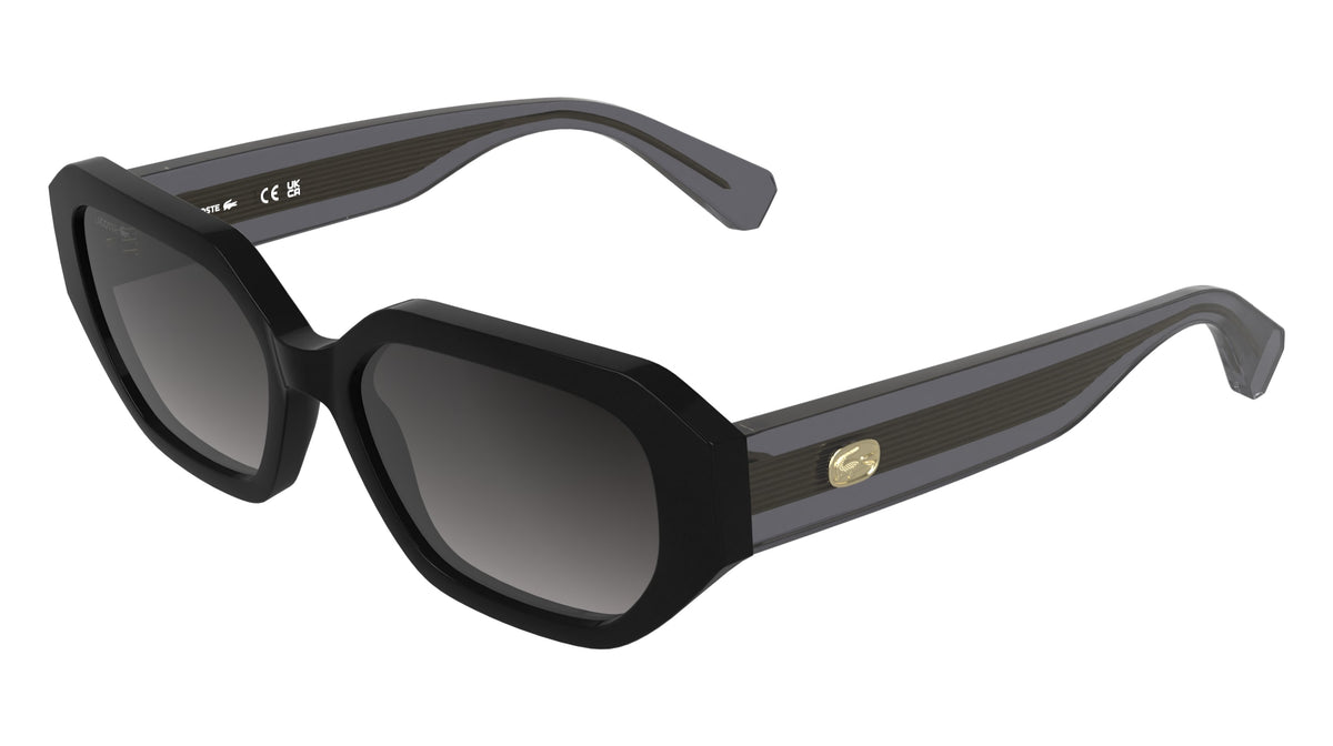 LACOSTE L6091S (001) BLACK 55-17-145